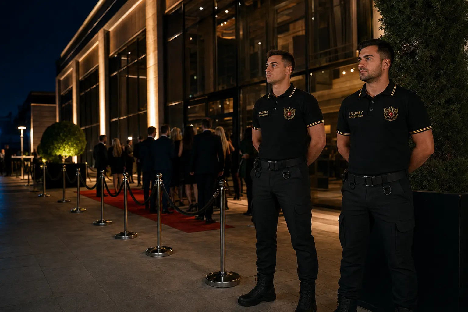 Etkinlik ve organizasyon güvenliği saha ekibi.