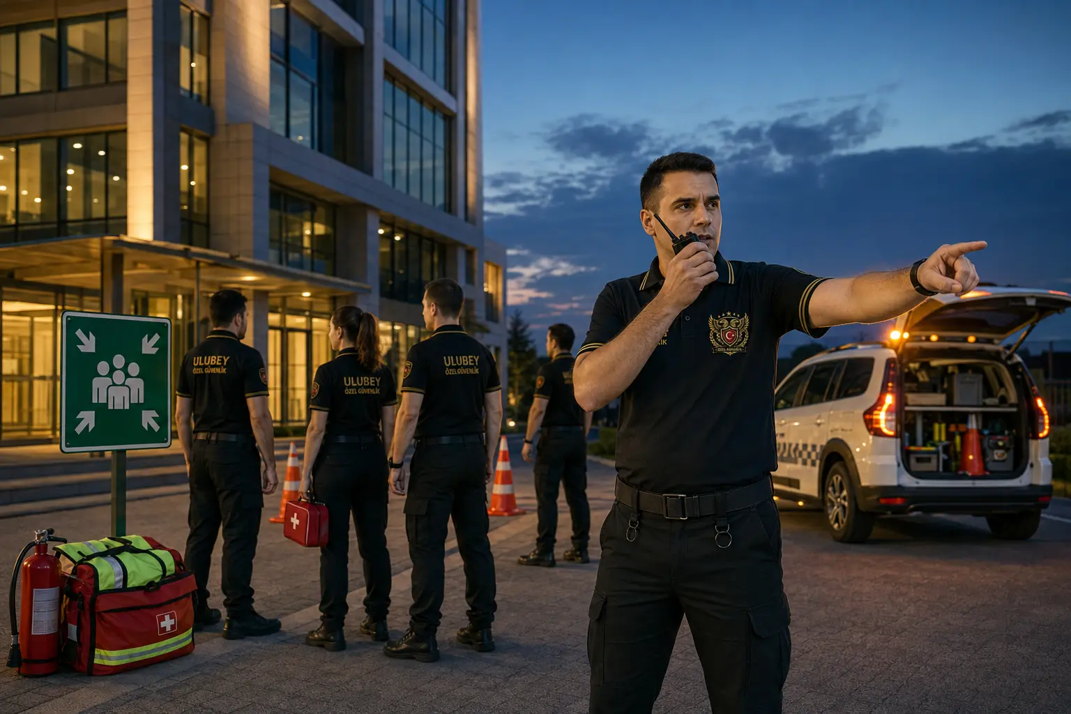Acil durum ve kriz yönetimi tatbikatı.